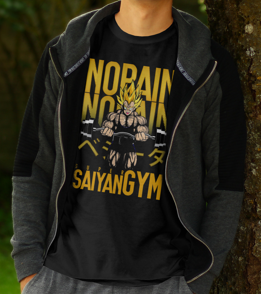 NO PAIN NO PAIN SUPER SAIYAN GYM T-Shirt