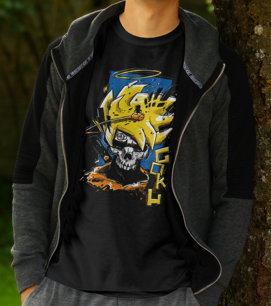 SkullGoku Super Saiyan Anime Fusion T-Shirt