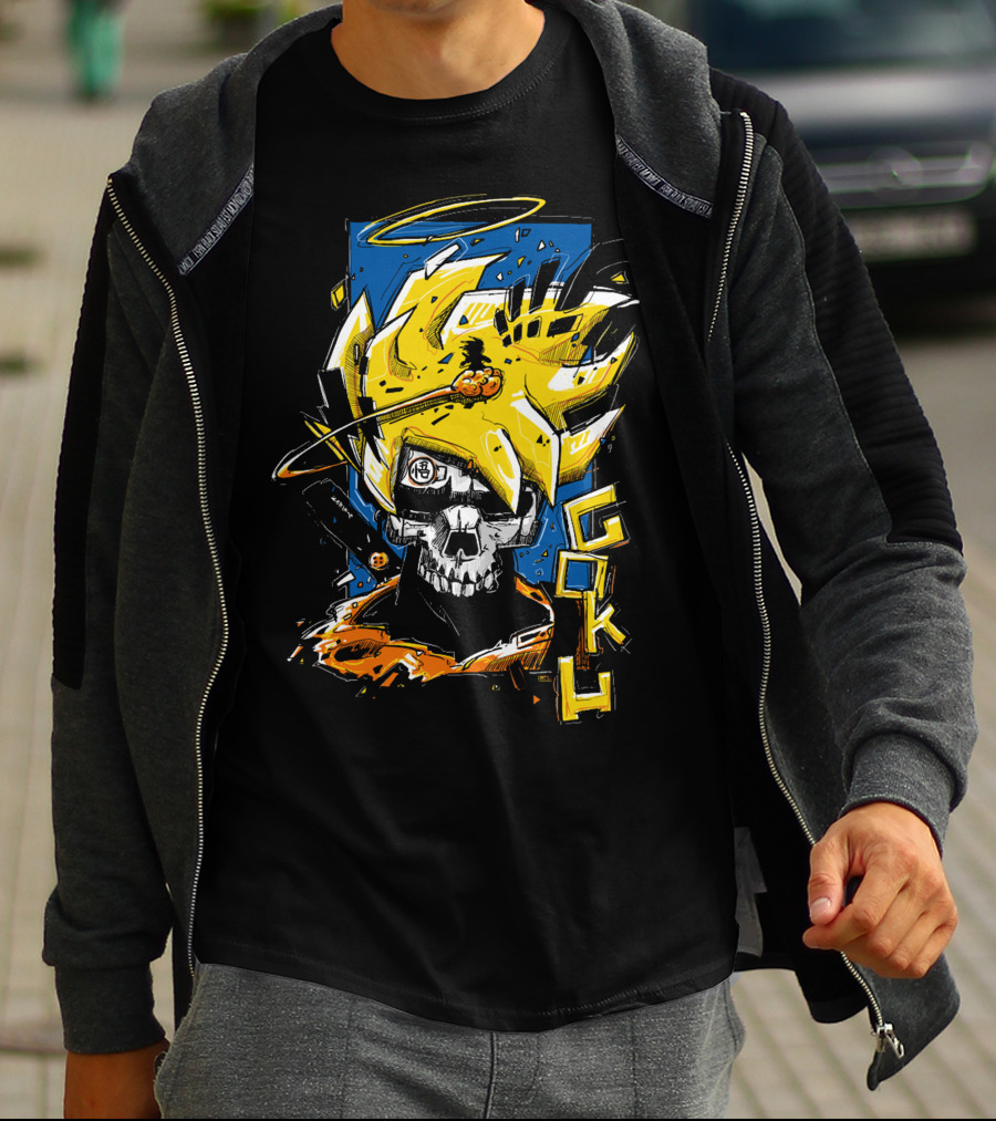 SkullGoku Super Saiyan Anime Fusion T-Shirt
