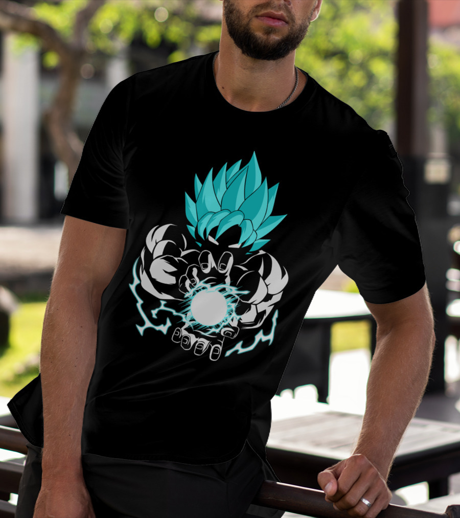 Super Saiyan Blue Energy Charge T-Shirt