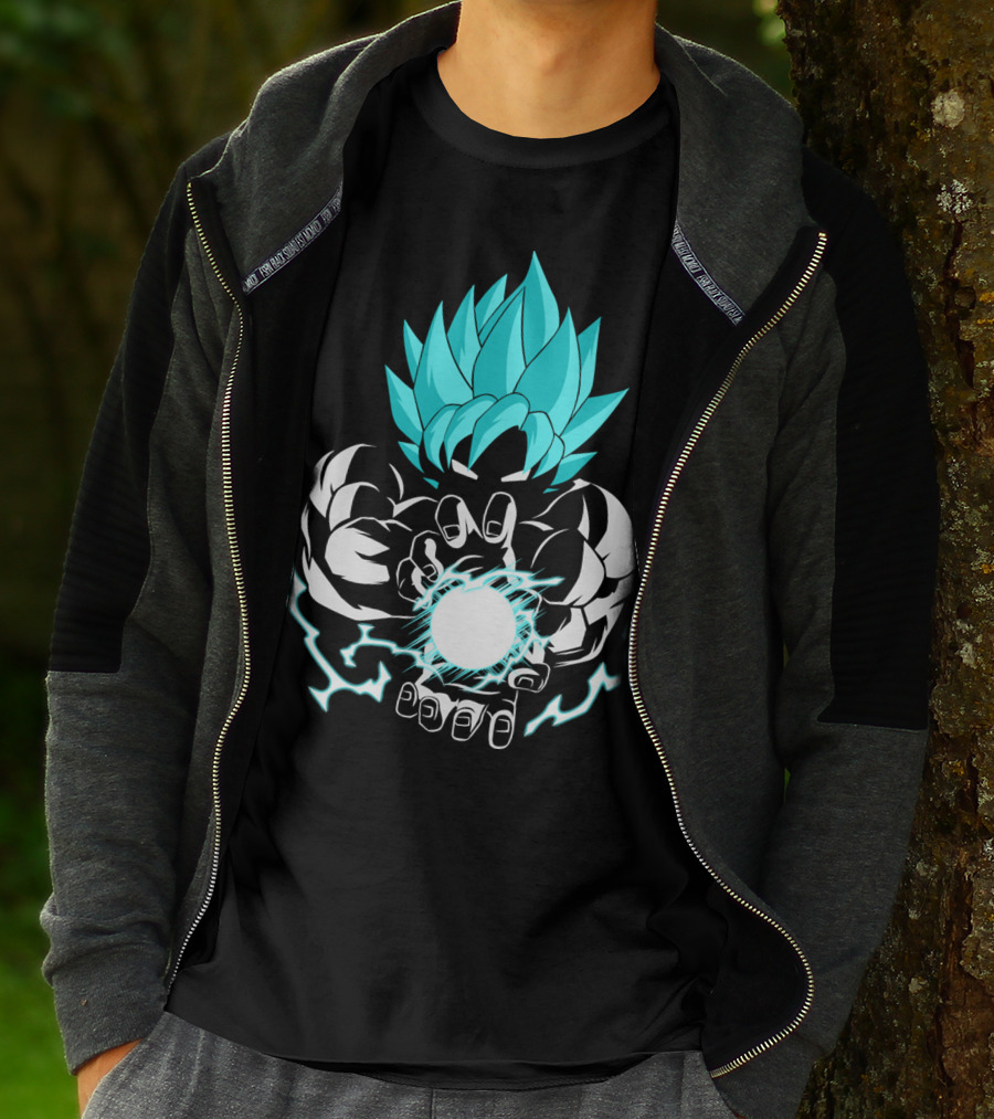 Super Saiyan Blue Energy Charge T-Shirt