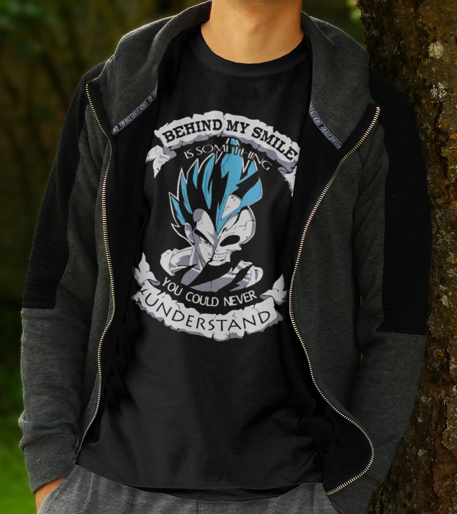 Behind My Smile Is Something You Could Never Understand Vegeta T-Shirt