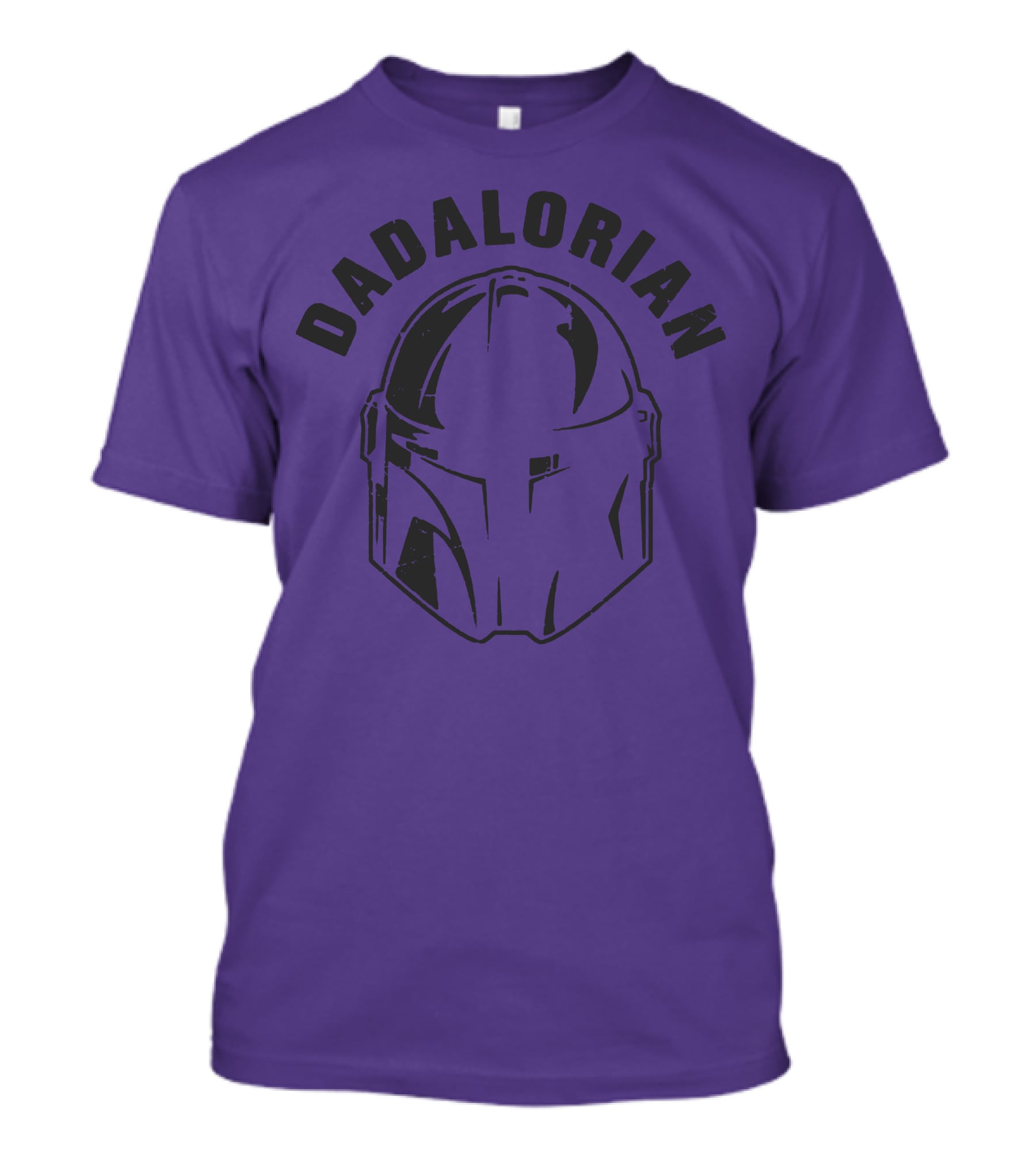 Dadalorian Funny Family Daddy Lover Father's Day Mandalorian Helmet T-Shirt