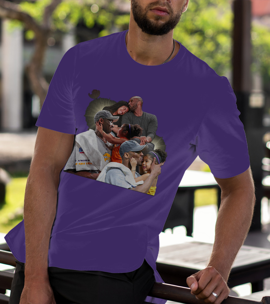 Kobe And Gigi Celebration Los Angeles Lakers Moments T-Shirt