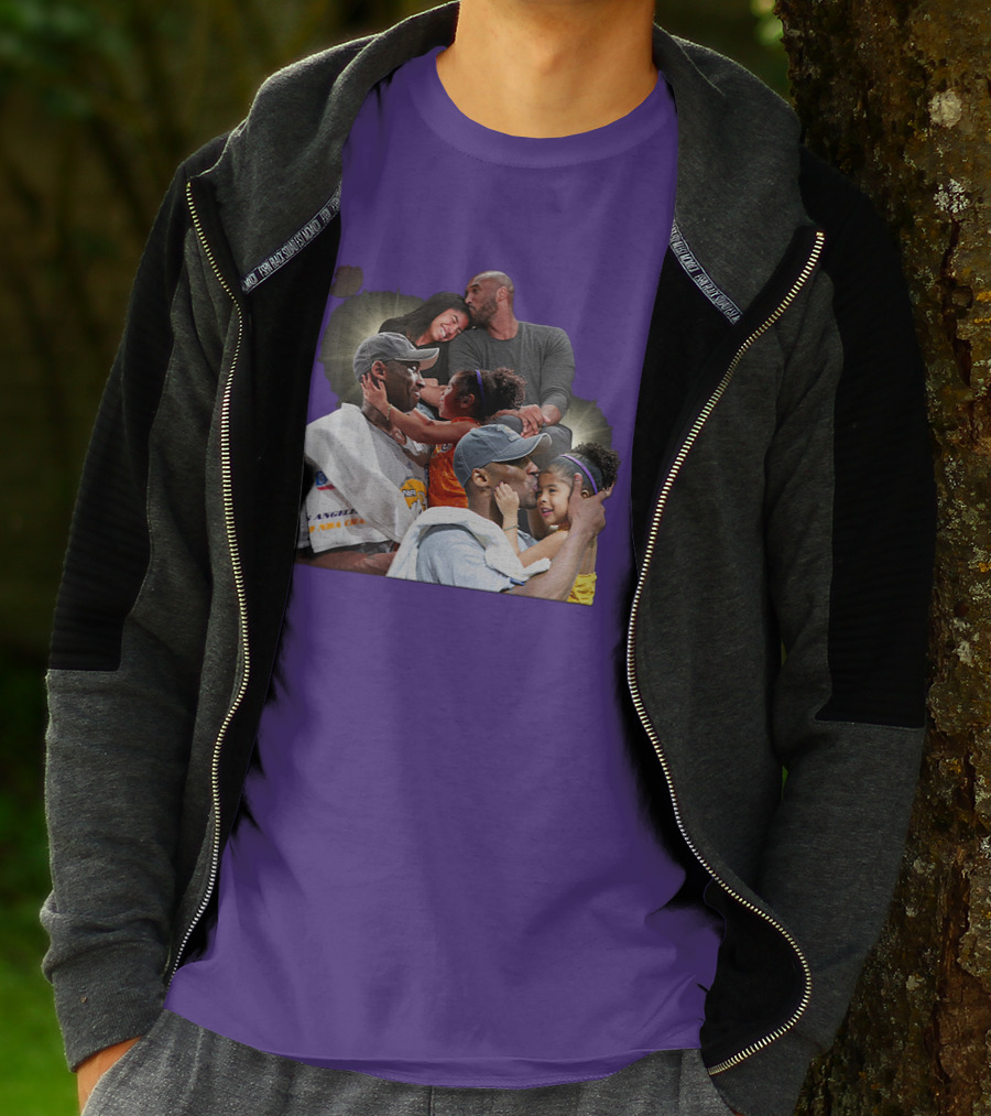 Kobe And Gigi Celebration Los Angeles Lakers Moments T-Shirt