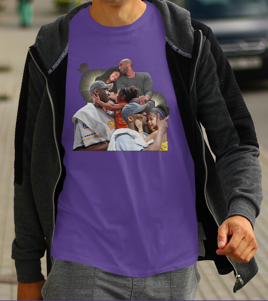 Kobe And Gigi Celebration Los Angeles Lakers Moments T-Shirt