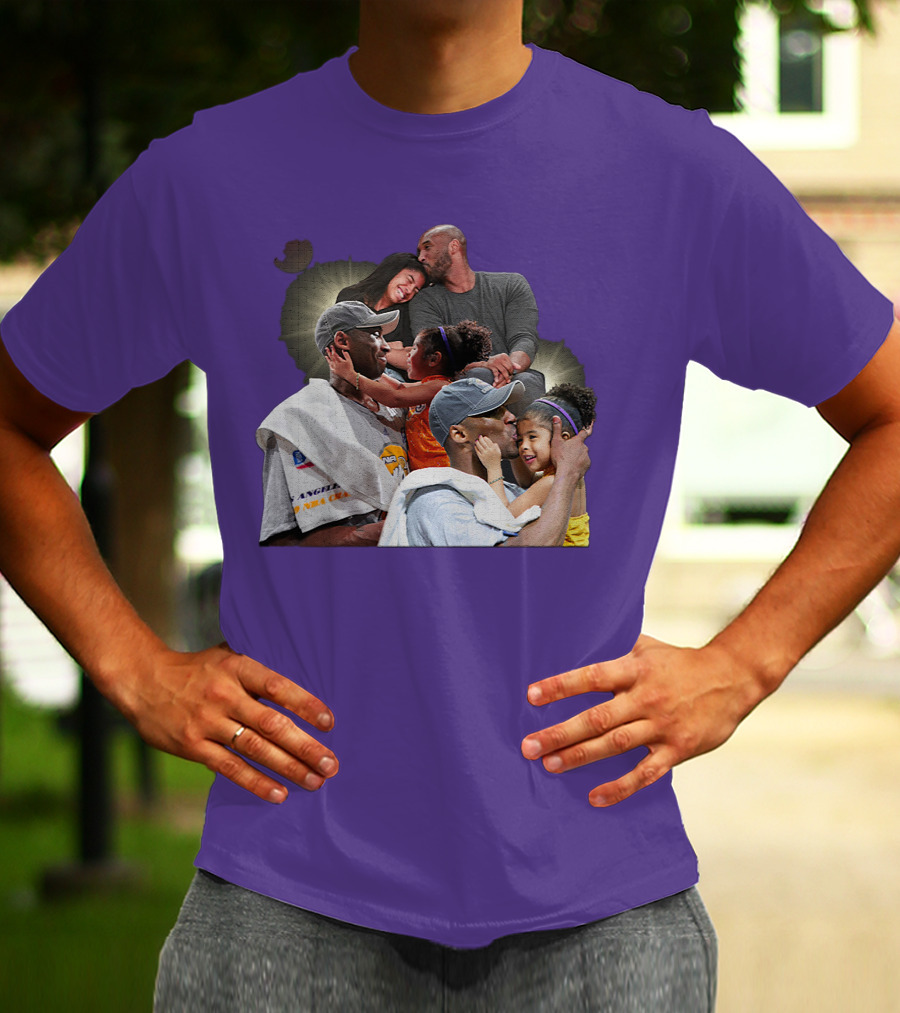 Kobe And Gigi Celebration Los Angeles Lakers Moments T-Shirt