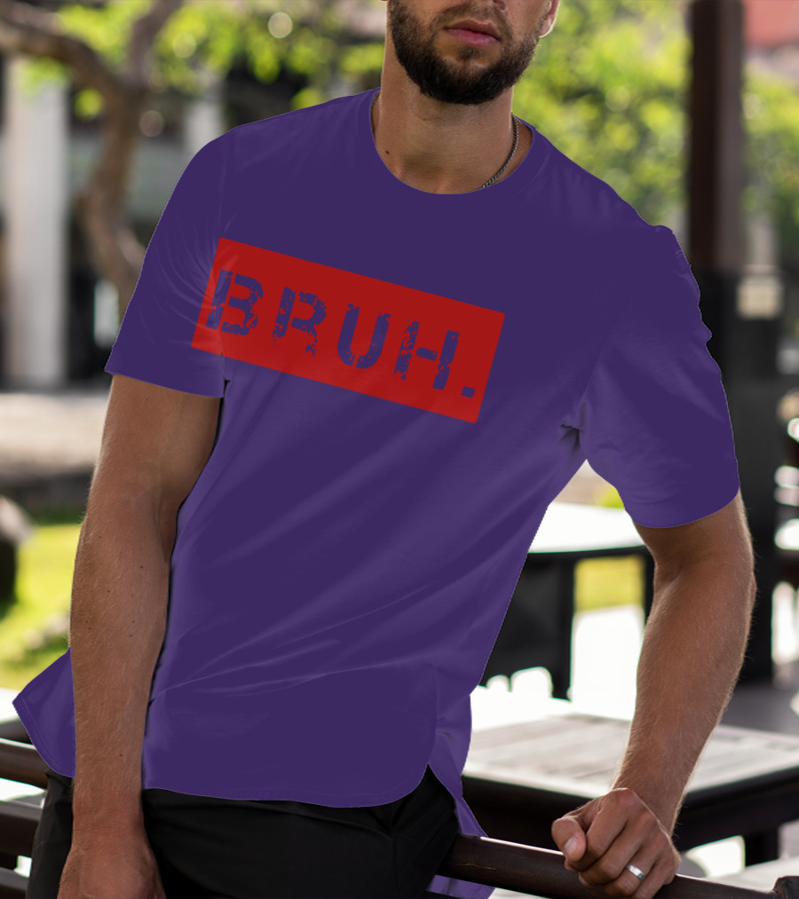 Bruh Meme Funny Saying Brother Teens Greeting T-Shirt