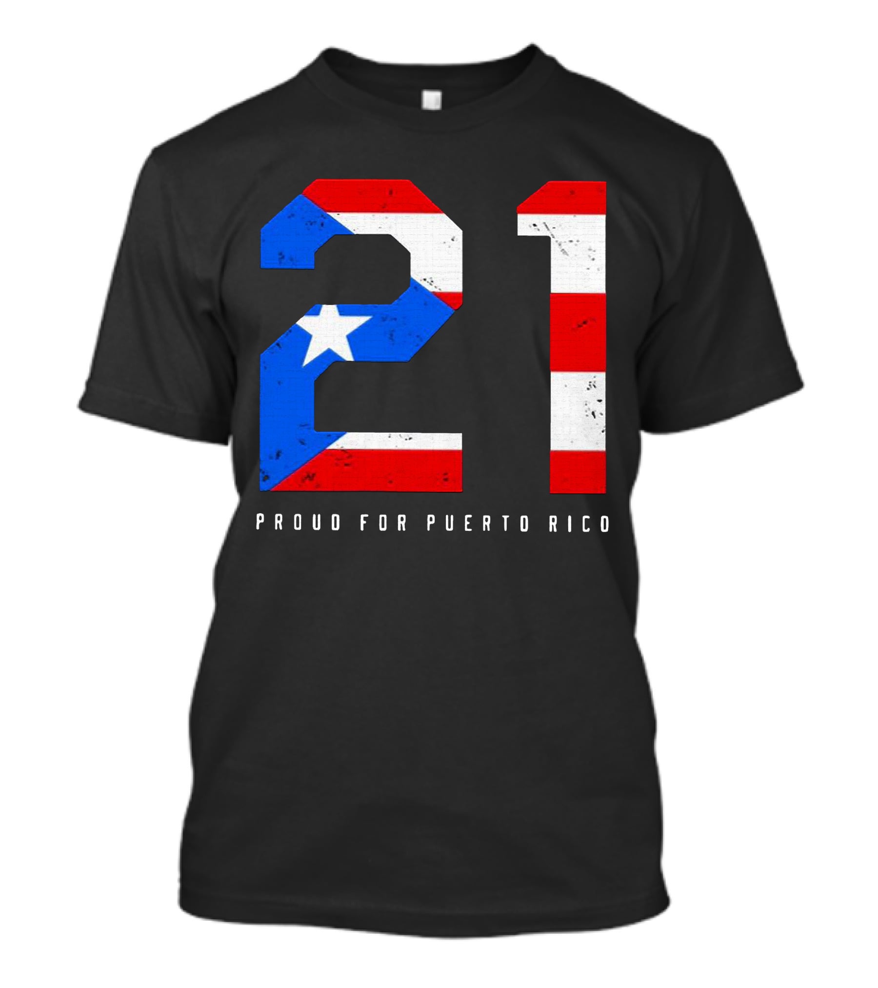 21 Puerto Rico Pride Flag Colors T-Shirt