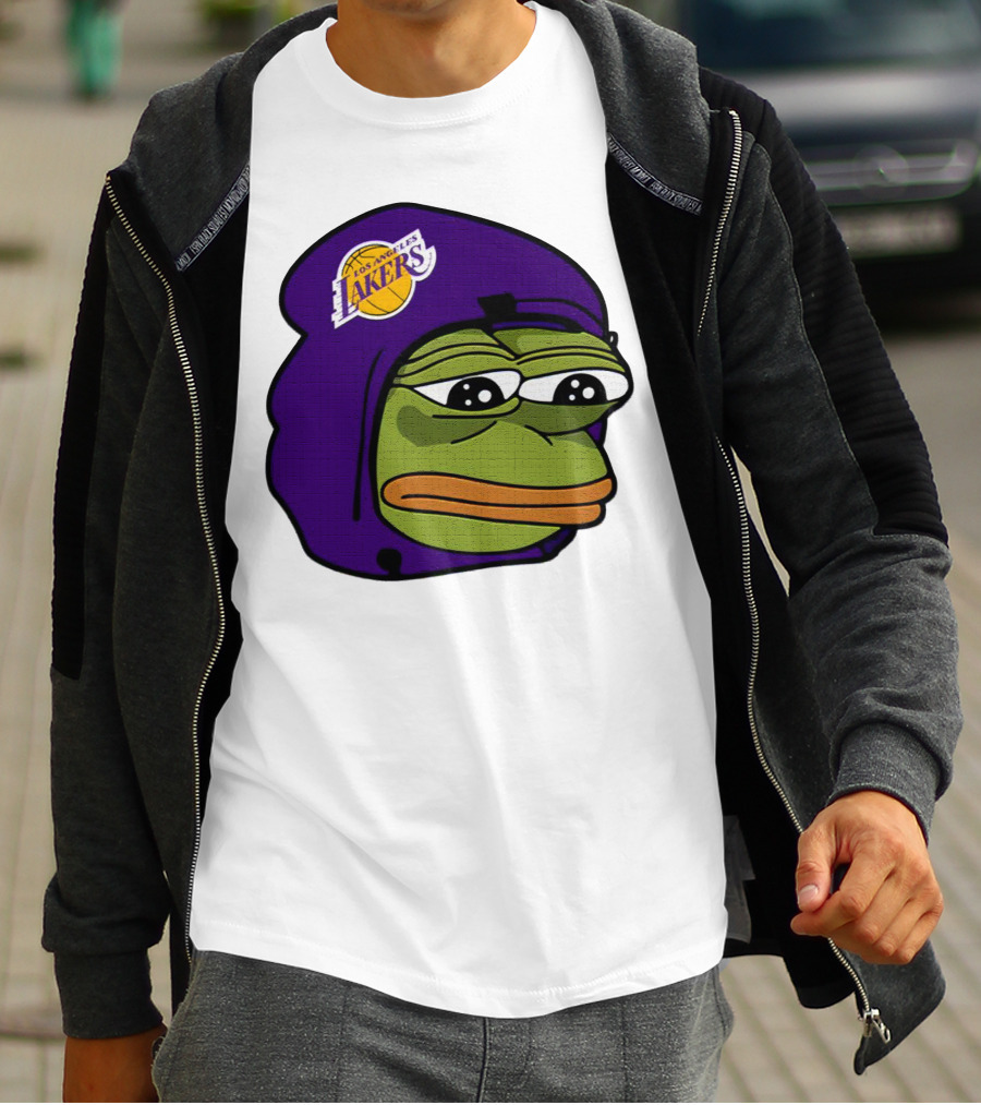 Pepe The Frog Los Angeles Lakers T-Shirt