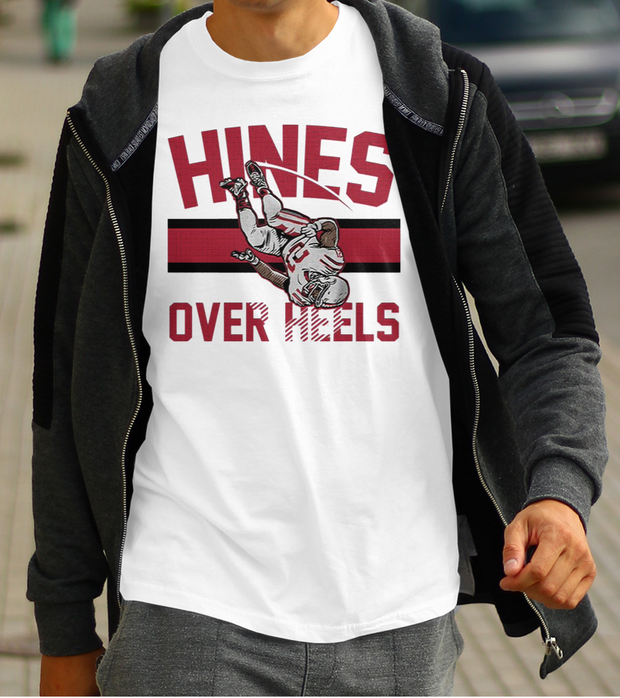 Hines Over Heels Football Flip T-Shirt