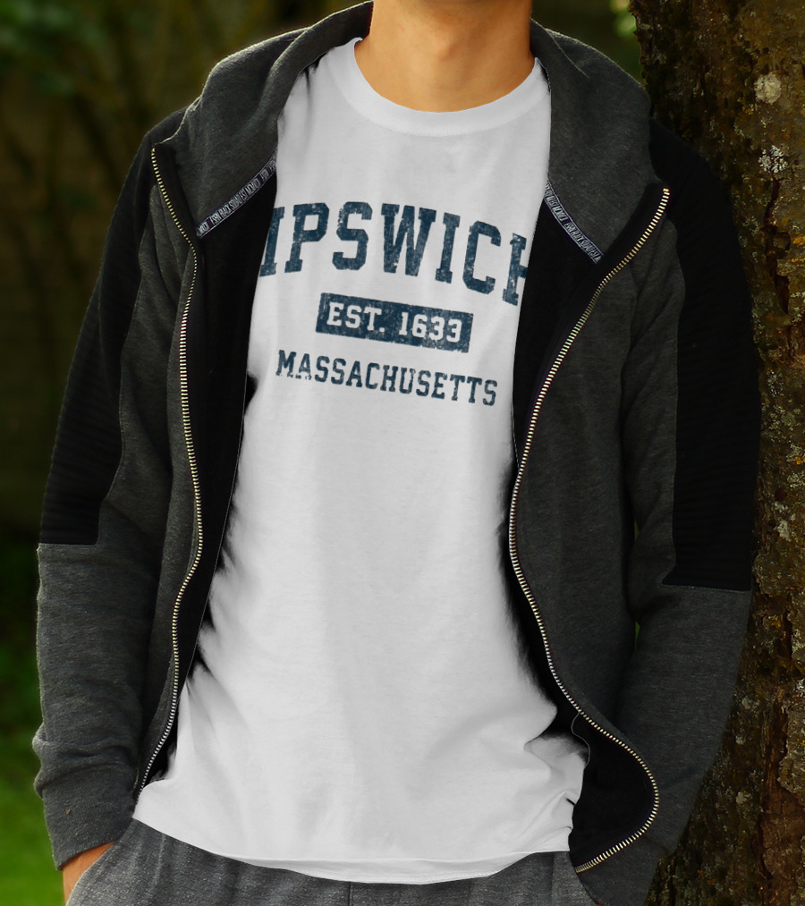 Ipswich Massachusetts Est. 1633 T-Shirt