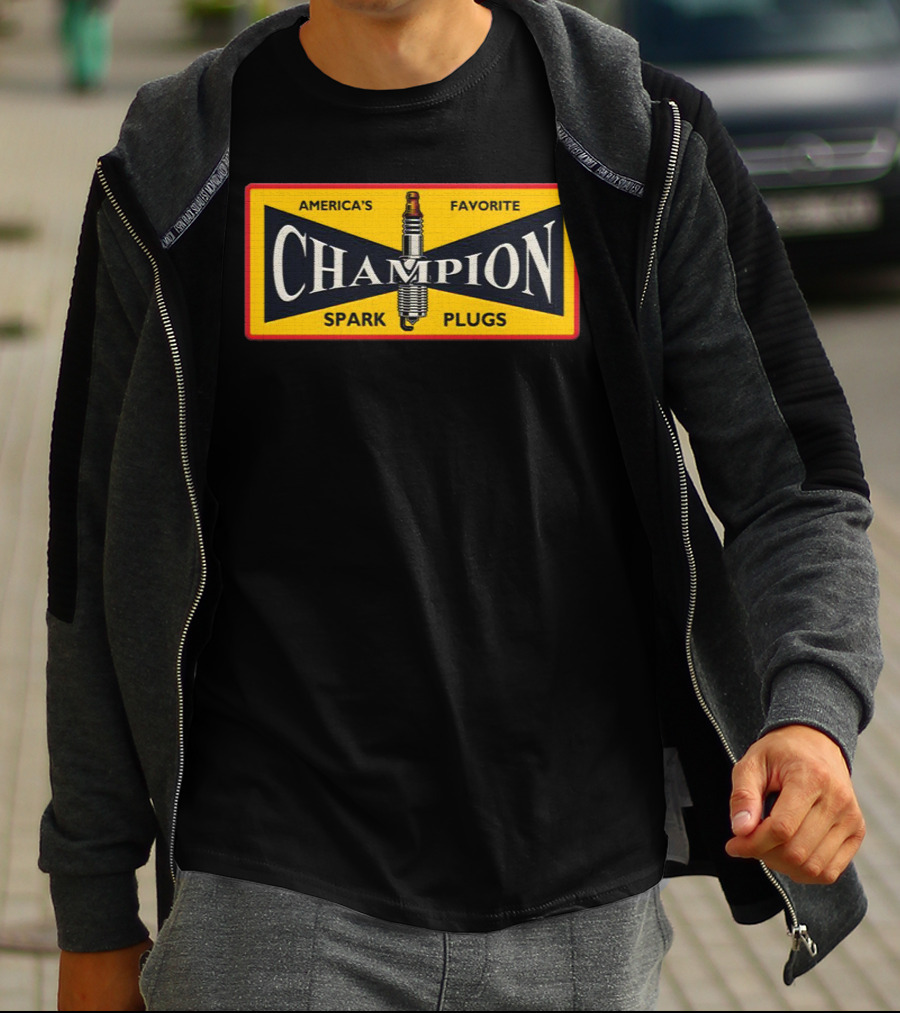 America's Favorite Champion Spark Plugs T-Shirt