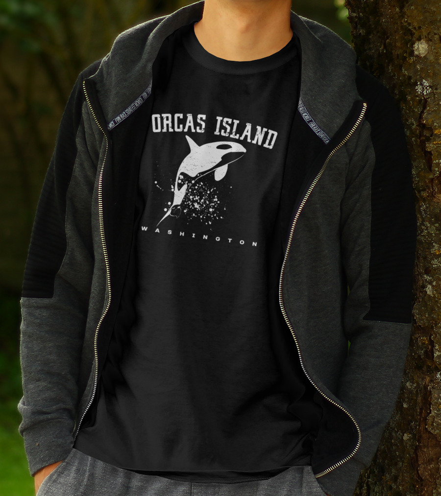 ORCAS ISLAND WASHINGTON Killer Whale Lover Souvenir T-Shirt