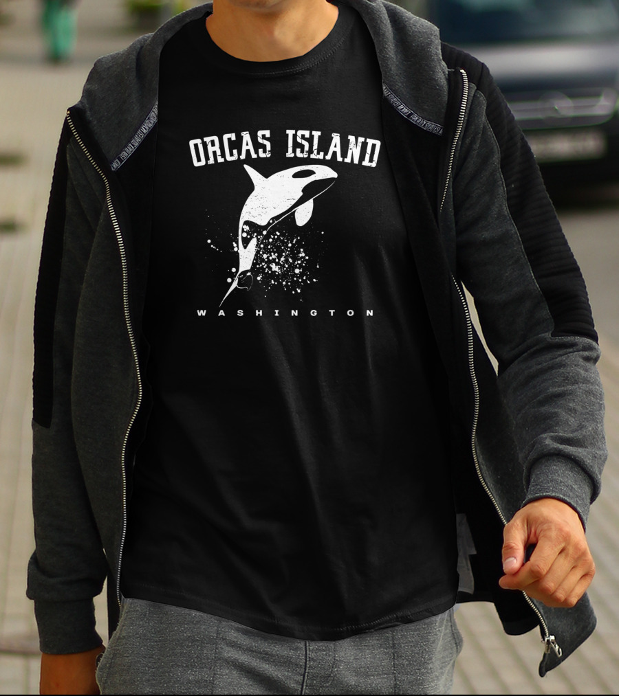 ORCAS ISLAND WASHINGTON Killer Whale Lover Souvenir T-Shirt