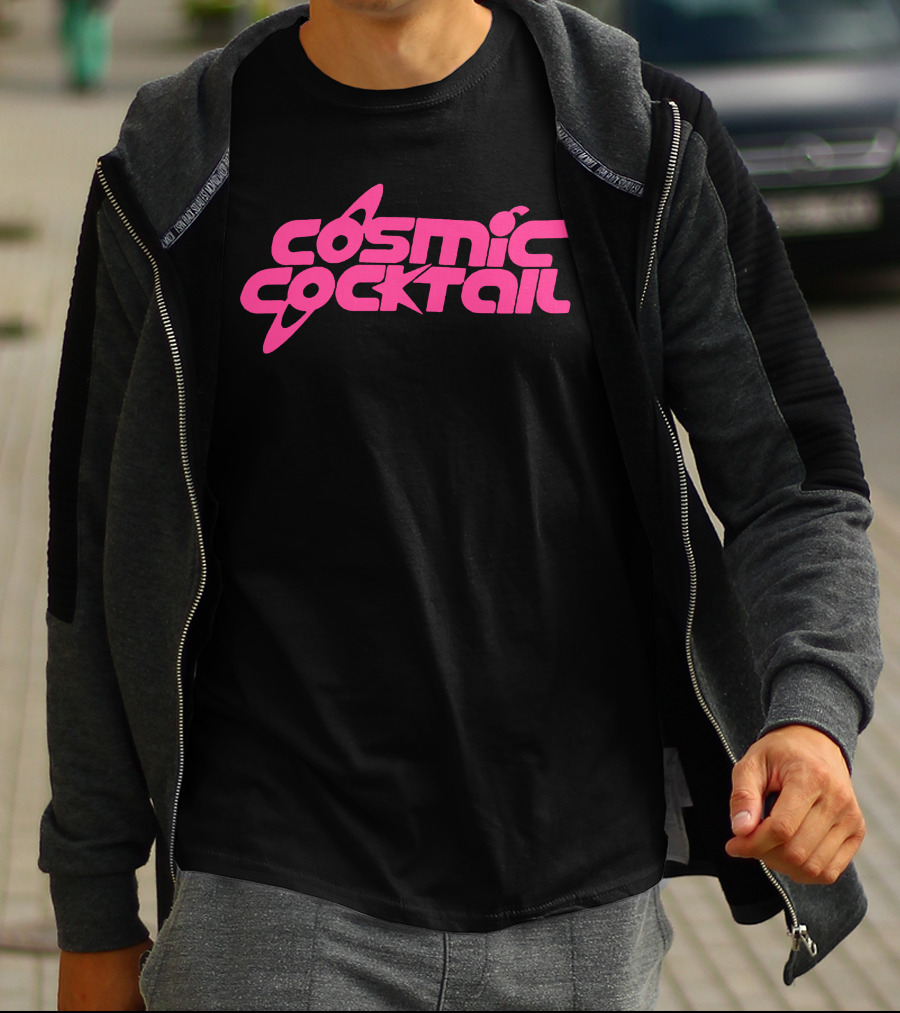 Cosmic Cocktail Bold Pink T-Shirt