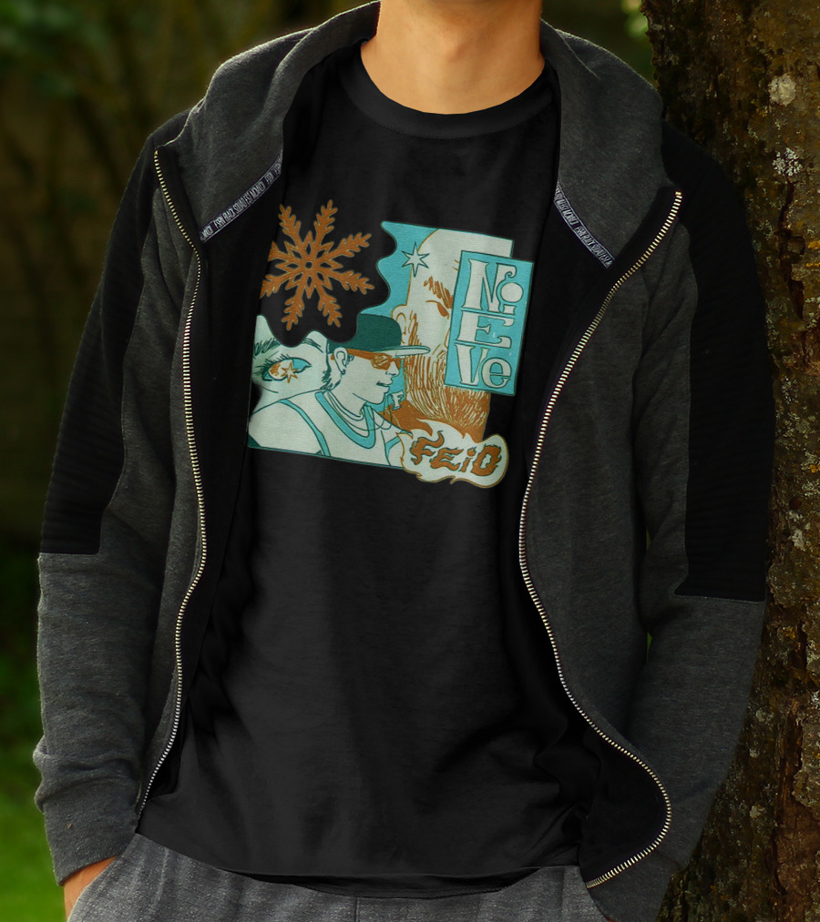 Feid Nieve White Snowflake T-Shirt