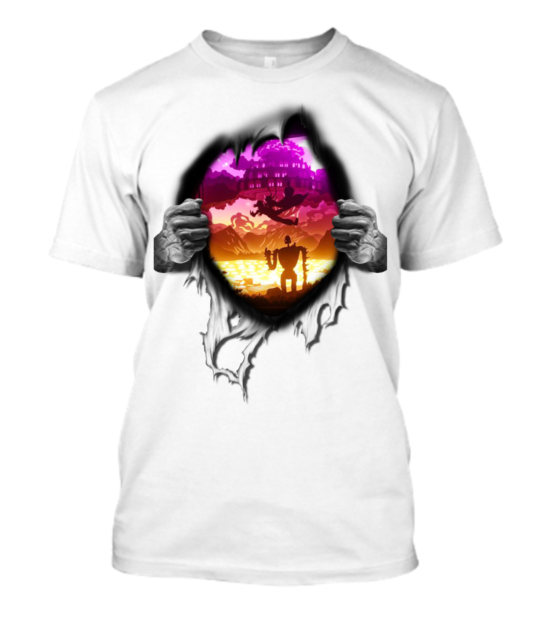 Exploring Enchanted Realms With Ghibli Icons T-Shirt