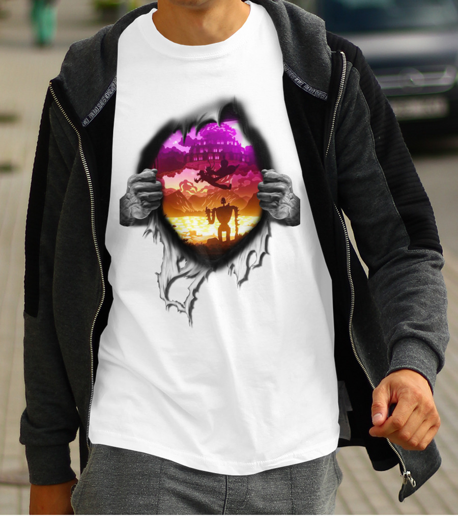 Exploring Enchanted Realms With Ghibli Icons T-Shirt