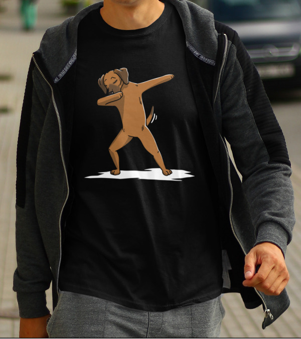 Rhodesian Ridgeback Dog Performing Dab Dance Move T-Shirt
