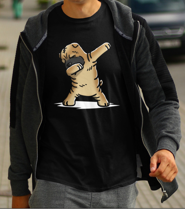 Shar Pei Dog Performing The Dab Dance Move T-Shirt