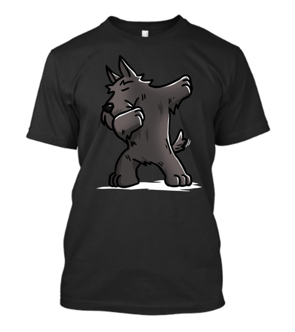Scottish Terrier Dog Performing Dab Dance Move T-Shirt