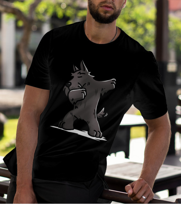 Scottish Terrier Dog Performing Dab Dance Move T-Shirt