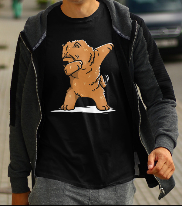 Chow Chow Dog Doing Dab Dance Move T-Shirt