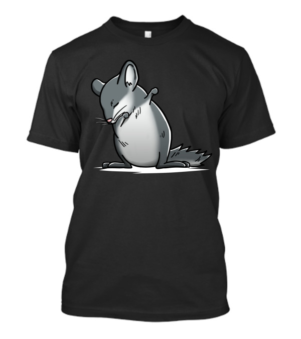 Dabbing Chinchilla Dab Dance Move Fun Graphic Animal Pose T-Shirt