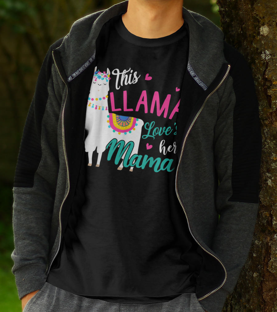 This Llama Loves Her Mama Mother's Day T-Shirt