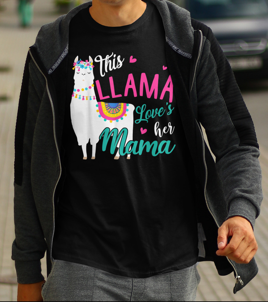 This Llama Loves Her Mama Mother's Day T-Shirt