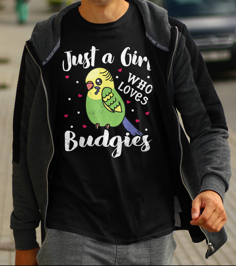 Just A Girl Who Loves Budgies T-Shirt