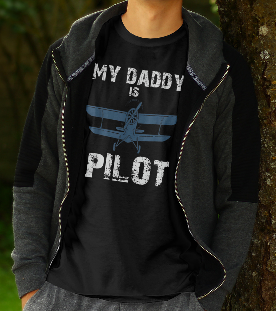 My Daddy Is Pilot Airplane T-Shirt