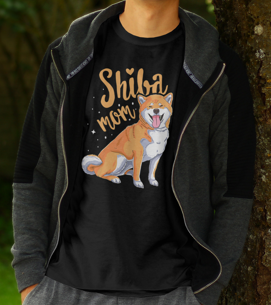 Shiba Inu Mom Funny Dog Lover For Shiba Inu Owner T-Shirt