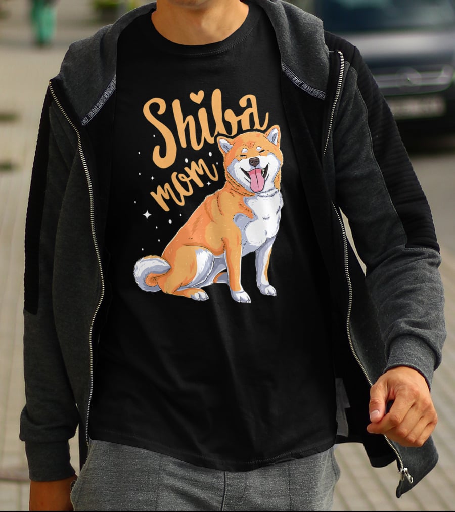 Shiba Inu Mom Funny Dog Lover For Shiba Inu Owner T-Shirt