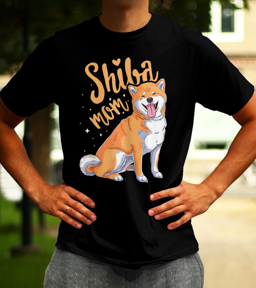 Shiba Inu Mom Funny Dog Lover For Shiba Inu Owner T-Shirt