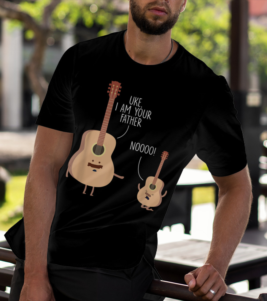 Uke I Am Your Father Ukulele Guitar NOOOO T-Shirt