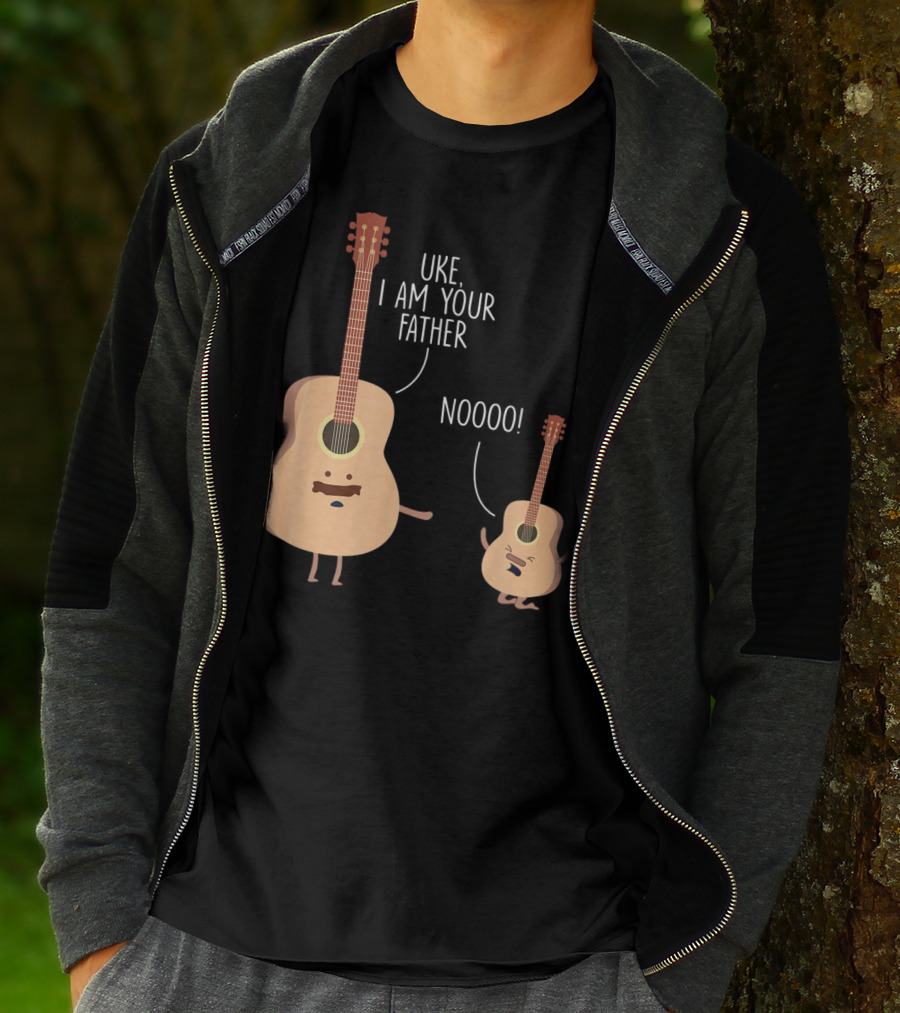 Uke I Am Your Father Ukulele Guitar NOOOO T-Shirt