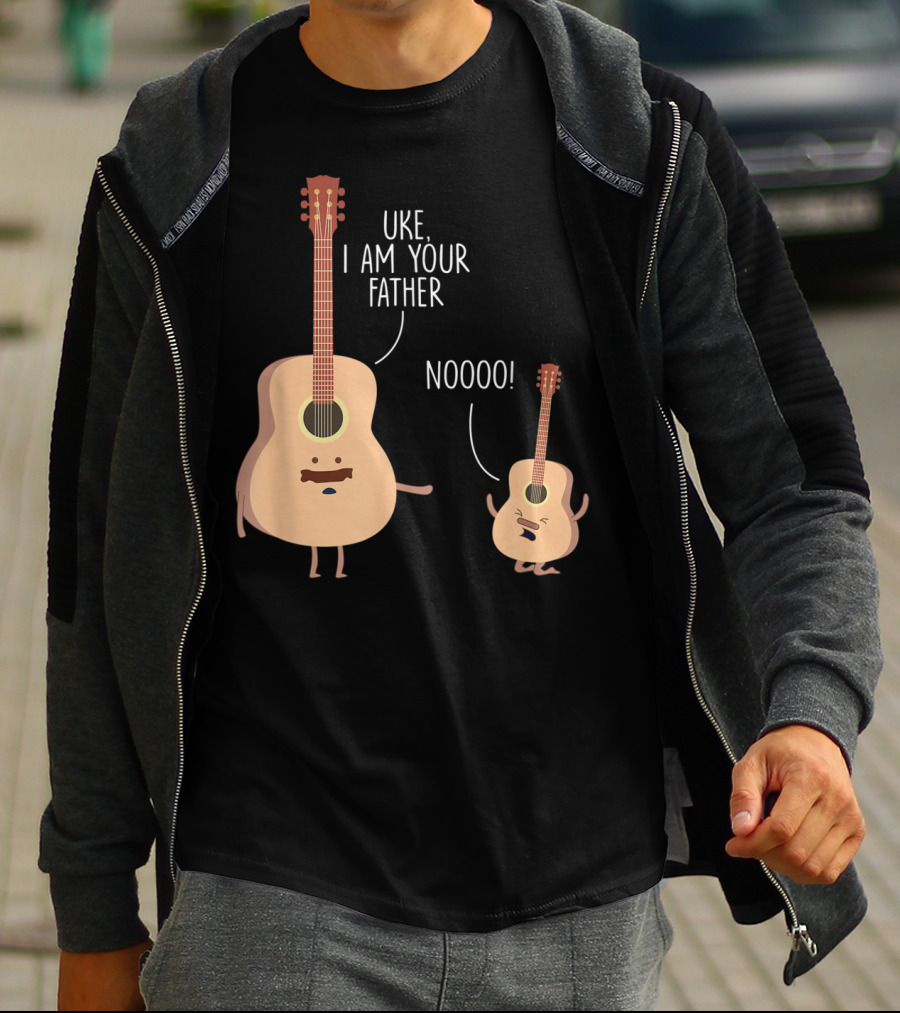 Uke I Am Your Father Ukulele Guitar NOOOO T-Shirt