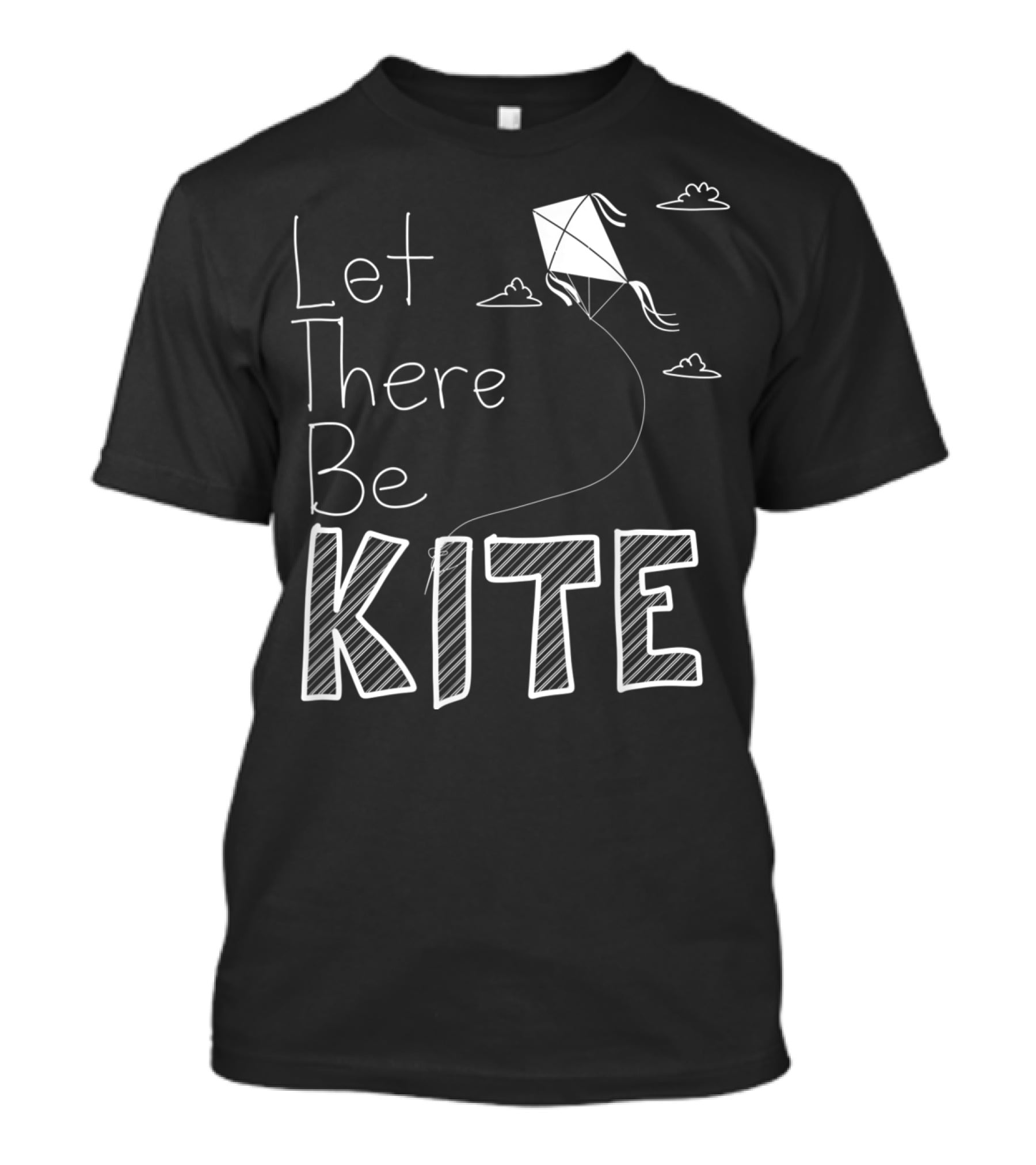 Let There Be Kite Fun With Clouds And Drawings T-Shirt