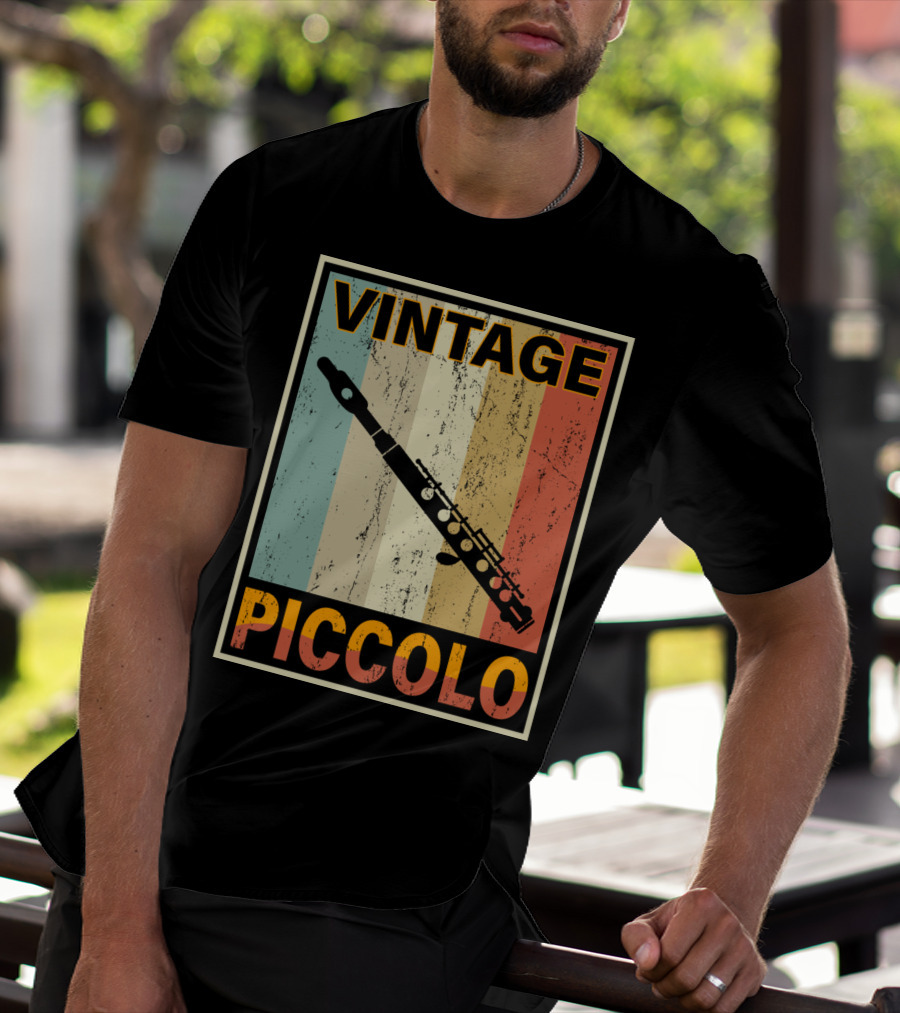 Vintage Piccolo Retro Stripes T-Shirt