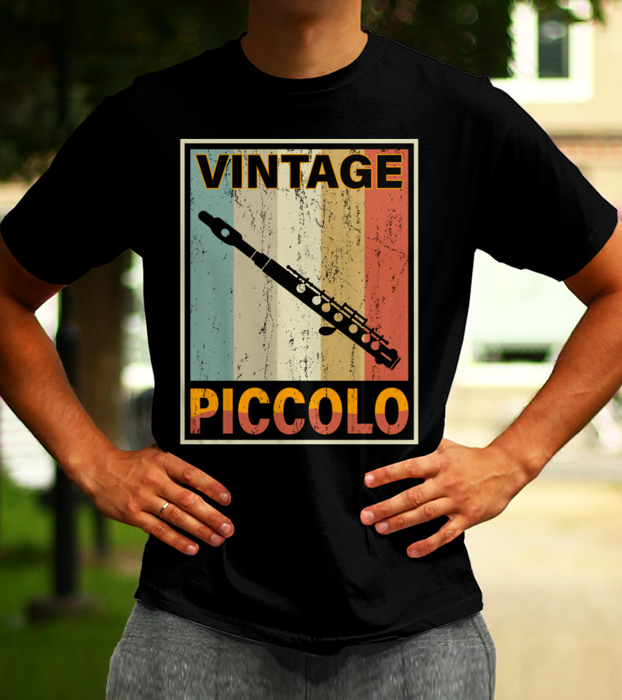 Vintage Piccolo Retro Stripes T-Shirt