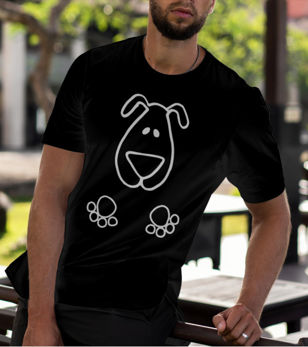 Dog Mom Casual Paw Prints T-Shirt