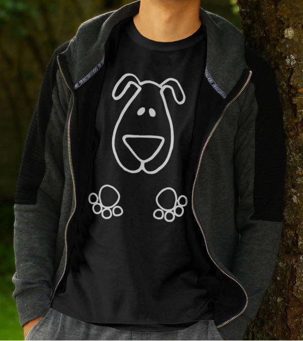 Dog Mom Casual Paw Prints T-Shirt
