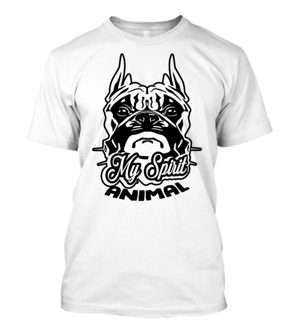 My Spirit Animal Boxer Dog Face T-Shirt