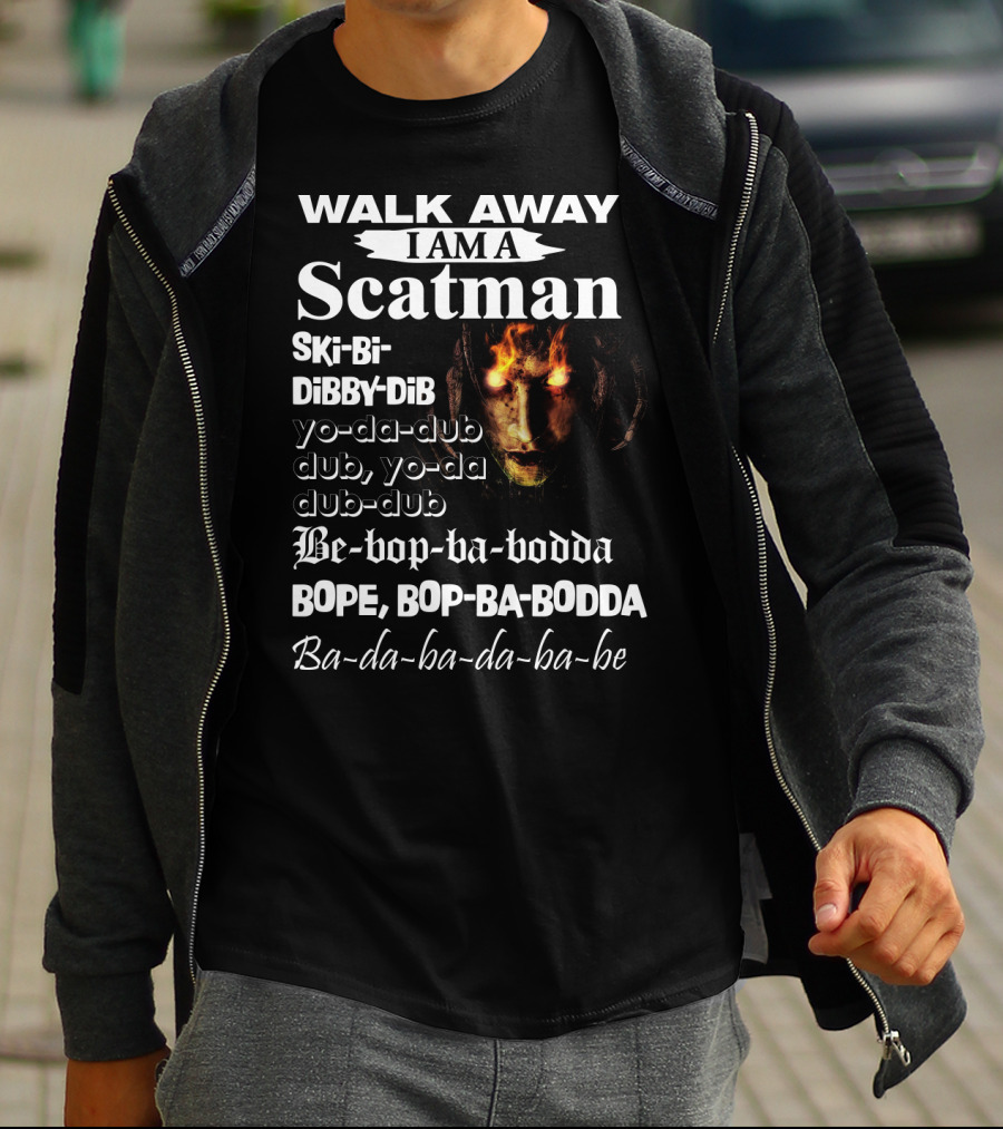 Walk Away I Am A Scatman Ski-Bi-Dibby-Dib Yo-da-dub Dub Yo-da Dub-dub Be-bop-ba-bodda Bope Bop-ba-bodda Ba-da-ba-da-ba-be T-Shirt