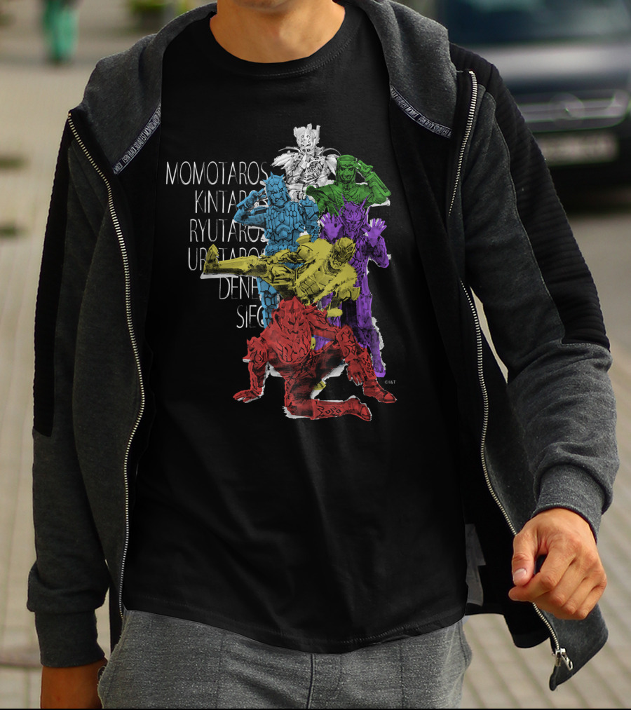 Momotaros Kintaros Ryutaros Urataros Deneb Sieg Imagin Designed By Yoshito Sugawara T-Shirt