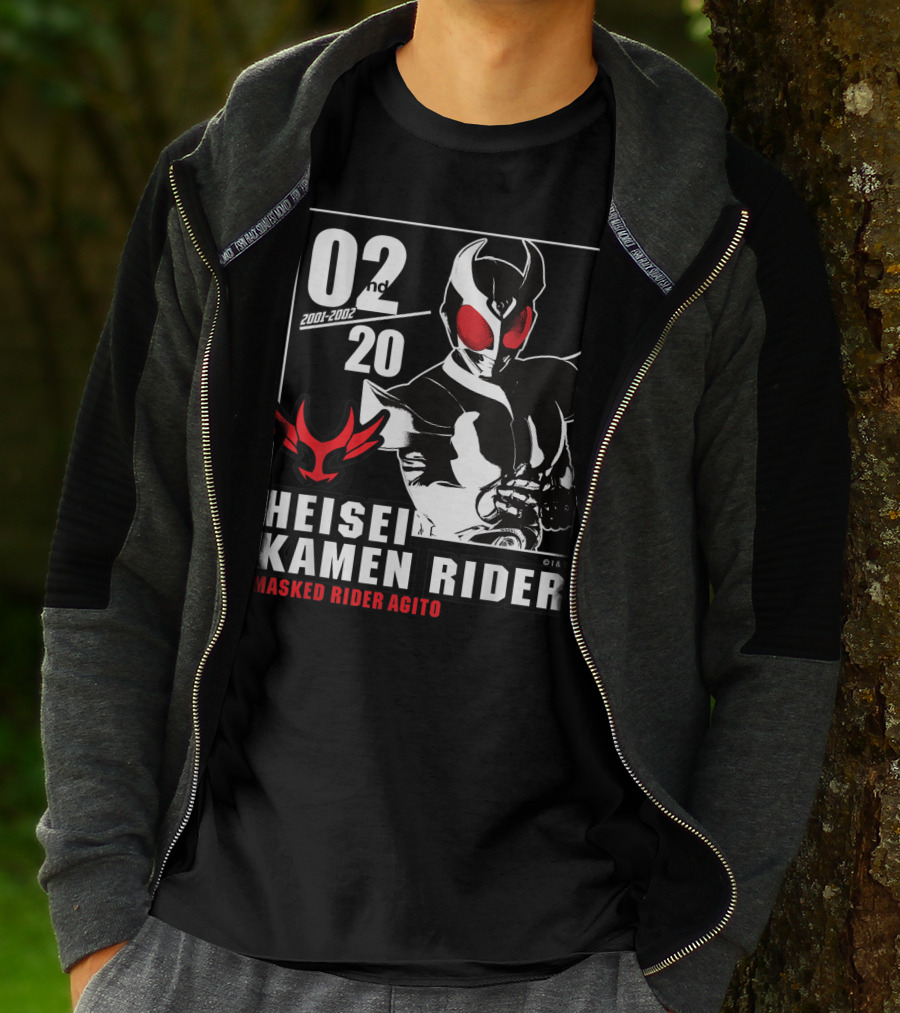 02nd 2001-2002 Heisei Kamen Rider Masked Rider Agito T-Shirt