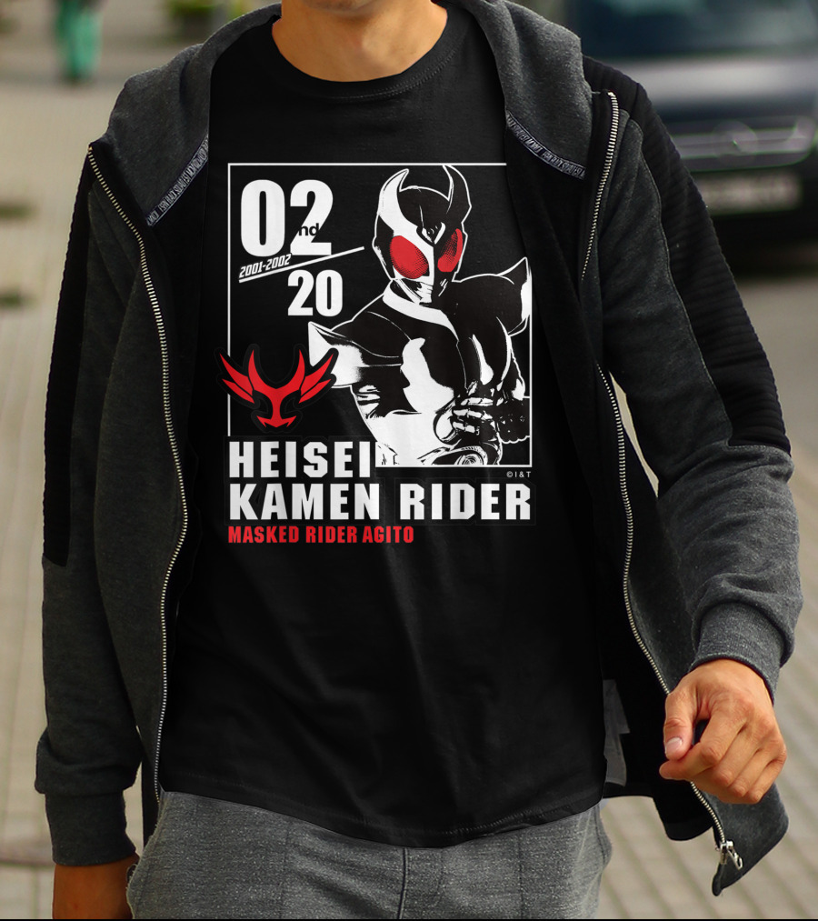 02nd 2001-2002 Heisei Kamen Rider Masked Rider Agito T-Shirt
