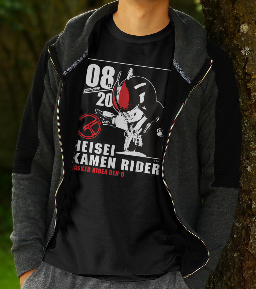 08th 2007-2008 Heisei Kamen Rider Masked Rider Den-O T-Shirt